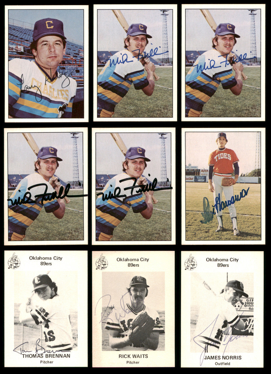 Minor League Baseball Autographed Cards 107 Count Lot SKU #238546