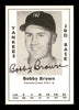 Bobby Brown Autographed 1979 Diamond Greats Card #18 New York Yankees SKU #188651