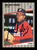 Melido Perez Autographed 1989 Fleer Card #509 Chicago White Sox SKU #183428