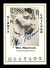 Wes Westrum Autographed 1979 Diamond Greats Card #44 New York Giants SKU #188668