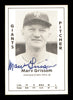 Marv Grissom Autographed 1979 Diamond Greats Card #46 New York Giants SKU #188669