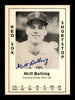 Milt Bolling Autographed 1979 Diamond Greats Card #245 Boston Red Sox SKU #188853