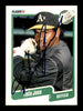 Felix Jose Autographed 1990 Fleer Card #13 Oakland A's SKU #183448