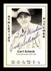 Carl Scheib Autographed 1979 Diamond Greats Card #338 Philadelphia A's "Best Wishes" SKU #188923