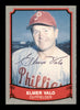 Elmer Valo Autographed 1989 Pacific Card #187 Philadelphia Phillies SKU #189153