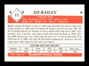 Ed Bailey Autographed 1981 TCMA Card #11 Cincinnati Reds SKU #189266