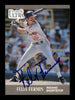 Felix Fermin Autographed 1991 Fleer Ultra Card #112 Cleveland Indians SKU #183511