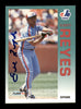 Gilberto Reyes Autographed 1992 Fleer Card #489 Montreal Expos SKU #183537