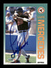 Luis Mercedes Autographed 1992 Fleer Card #16 Baltimore Orioles SKU #183541