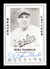 Mike Sandlock Autographed 1979 Diamond Greats Card #217 Boston Braves SKU #171970