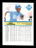 Gary Thurman Autographed 1992 Fleer Card #172 Kansas City Royals SKU #183560