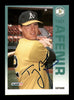 Troy Afenir Autographed 1992 Fleer Card #248 Oakland A's SKU #183567