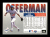Jose Offerman Autographed 1993 Fleer Card #66 Los Angeles Dodgers SKU #183570