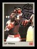 Carl "The Truth" Williams Autographed 1991 All World Card #42 SKU #167225
