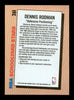 Dennis Rodman Autographed 1992-93 Fleer Card #261 Detroit Pistons SKU #190469