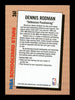 Dennis Rodman Autographed 1992-93 Fleer Card #261 Detroit Pistons SKU #190471
