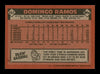 Domingo Ramos Autographed 1986 Topps Card #462 Seattle Mariners SKU #183703