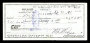 Max McGee Autographed 2.75x6 Check Green Bay Packers SKU #174012