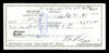 Max McGee Autographed 2.75x6 Check Green Bay Packers SKU #174012