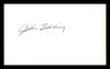 John Bolling Autographed 3x5 Index Card Philadelphia Phillies SKU #174091