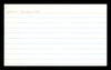 John Bolling Autographed 3x5 Index Card Philadelphia Phillies SKU #174091