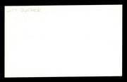 Jim Jimmy Bucher Autographed 3x5 Index Card Brooklyn Dodgers SKU #174094