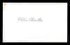 Eddie Chandler Autographed 3x5 Index Card Brooklyn Dodgers SKU #174106