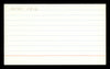 Henry Cruz Autographed 3x5 Index Card Los Angeles Dodgers SKU #174116