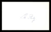 Dee Fondy Autographed 3x5 Index Card Chicago Cubs SKU #174145