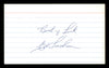 Ed Goodson Autographed 3x5 Index Card San Francisco Giants, Los Angeles Dodgers "Best of Luck" SKU #174150