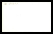 Ed Goodson Autographed 3x5 Index Card San Francisco Giants, Los Angeles Dodgers "Best of Luck" SKU #174150