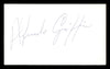 Alfredo Griffin Autographed 3x5 Index Card Toronto Blue Jays, Los Angeles Dodgers SKU #174151
