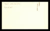 Tommy Griffith Autographed 3x5 Index Card Brooklyn Dodgers "Good Luck" SKU #174152