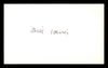 Bill Harris Autographed 3x5 Index Card Los Angeles Dodgers SKU #174156