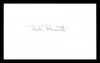 Bud Buddy Hassett Autographed 3x5 Index Card Brooklyn Dodgers SKU #174158
