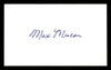 Max Macon Autographed 3x5 Index Card Brooklyn Dodgers SKU #174184
