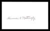 Earl Mattingly Autographed 3x5 Index Card Brooklyn Robins SKU #174189