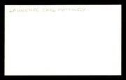 Earl Mattingly Autographed 3x5 Index Card Brooklyn Robins SKU #174189