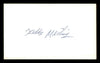 Ted Teddy Martinez Autographed 3x5 Index Card Los Angeles Dodgers SKU #174190