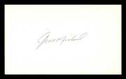 Gene Michael Autographed 3x5 Index Card New York Yankees SKU #174196