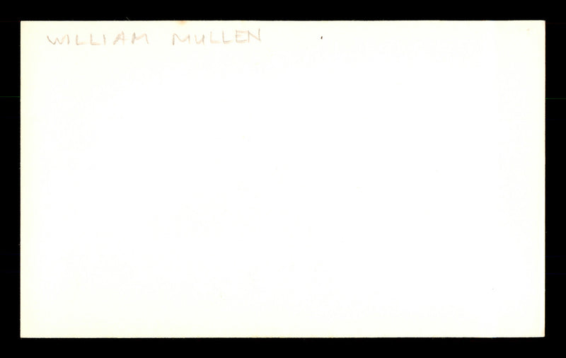 Billy Mullen Autographed 3x5 Index Card St. Louis Browns SKU #174206
