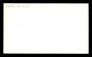 Earl Naylor Autographed 3x5 Index Card Philadelphia Phillies, Brooklyn Dodgers SKU #174209