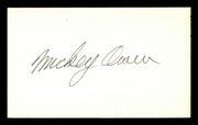 Mickey Owen Autographed 3x5 Index Card Brooklyn Dodgers SKU #174217