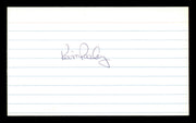 Kevin Pasley Autographed 3x5 Index Card Los Angeles Dodgers SKU #174223