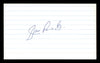 Jose Pena Autographed 3x5 Index Card Cincinnati Reds, Los Angeles Dodgers SKU #174224