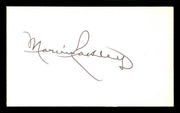 Marvin Rackley Autographed 3x5 Index Card Brooklyn Dodgers SKU #174229