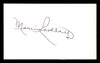 Marvin Rackley Autographed 3x5 Index Card Brooklyn Dodgers SKU #174229