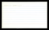 Marvin Rackley Autographed 3x5 Index Card Brooklyn Dodgers SKU #174229