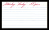 Stan Rogers Autographed 3x5 Index Card Brooklyn Dodgers SKU #174238