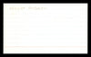 Ernest Rudolph Autographed 3x5 Index Card Brooklyn Dodgers "Best Wishes " SKU #174243